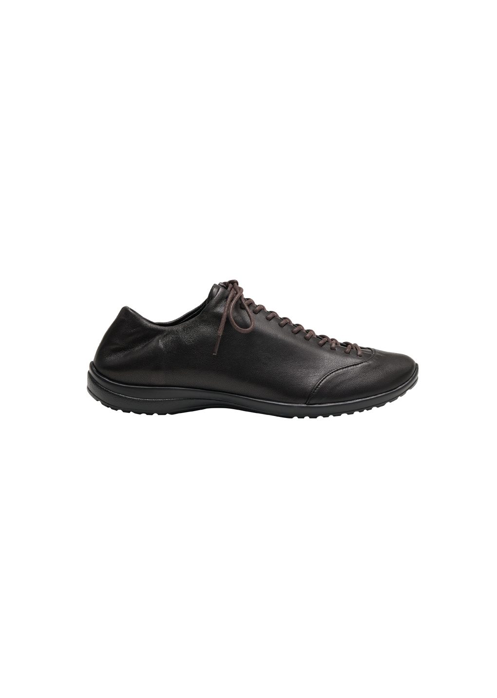 vibram lace-up sneakers, black