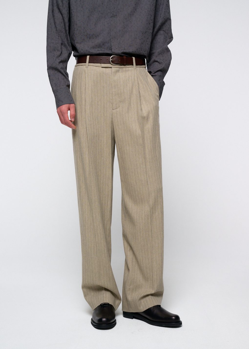 men's classic belt, dark brown