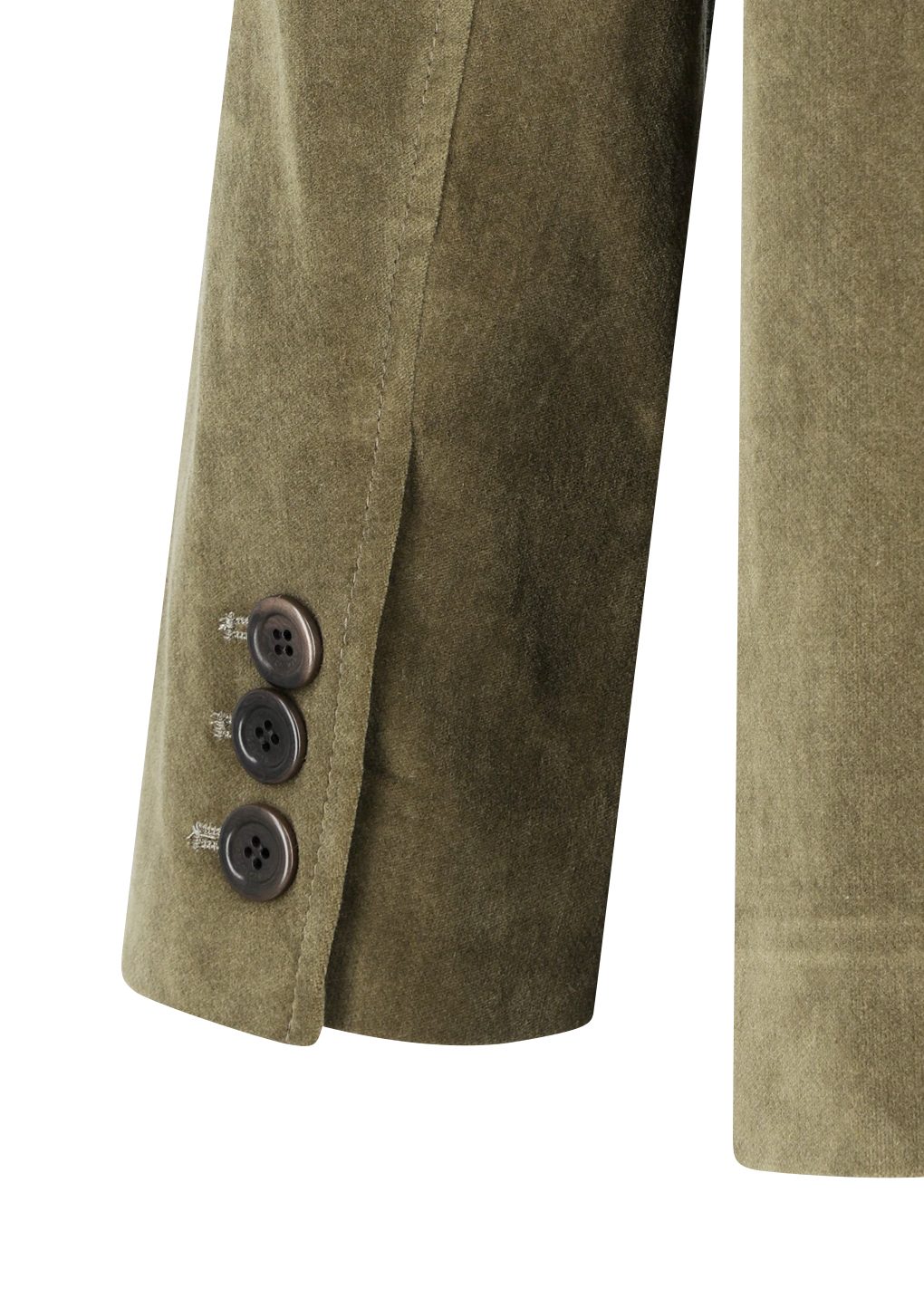 velvet oversized jacket, khaki