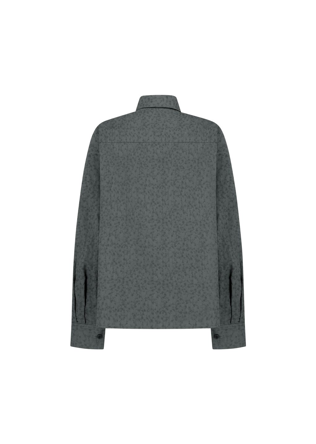 floral basic shirt, grey