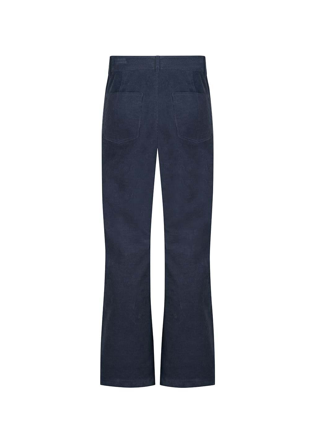 corduroy straight pants, blue