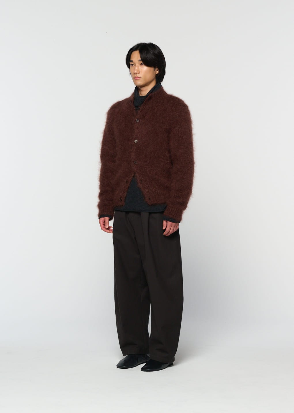 cotton banding pants, black