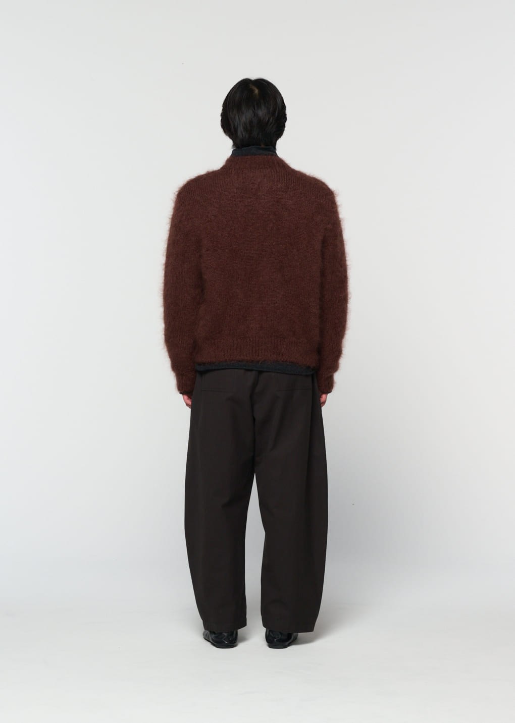 cotton banding pants, black