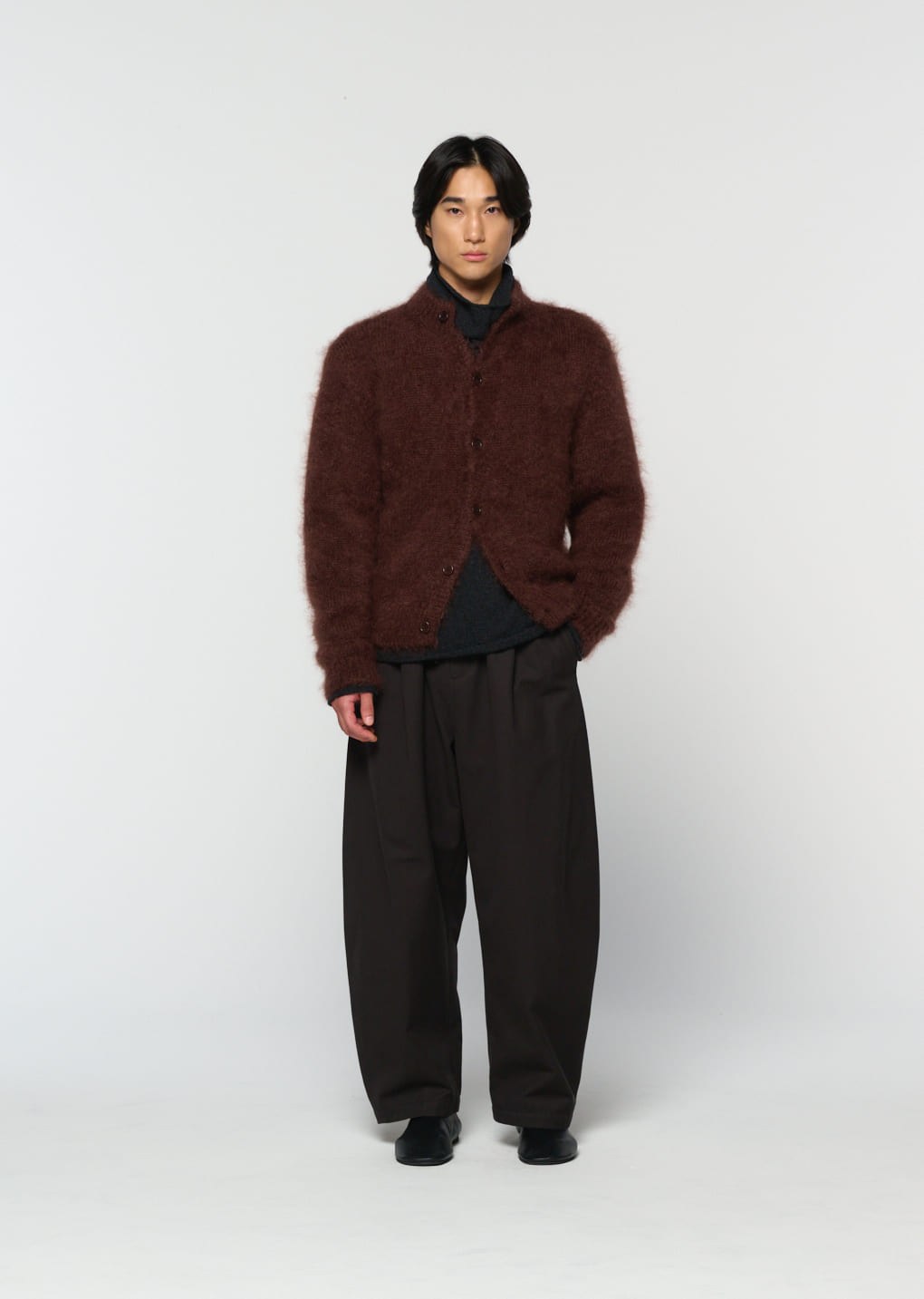 cotton banding pants, black