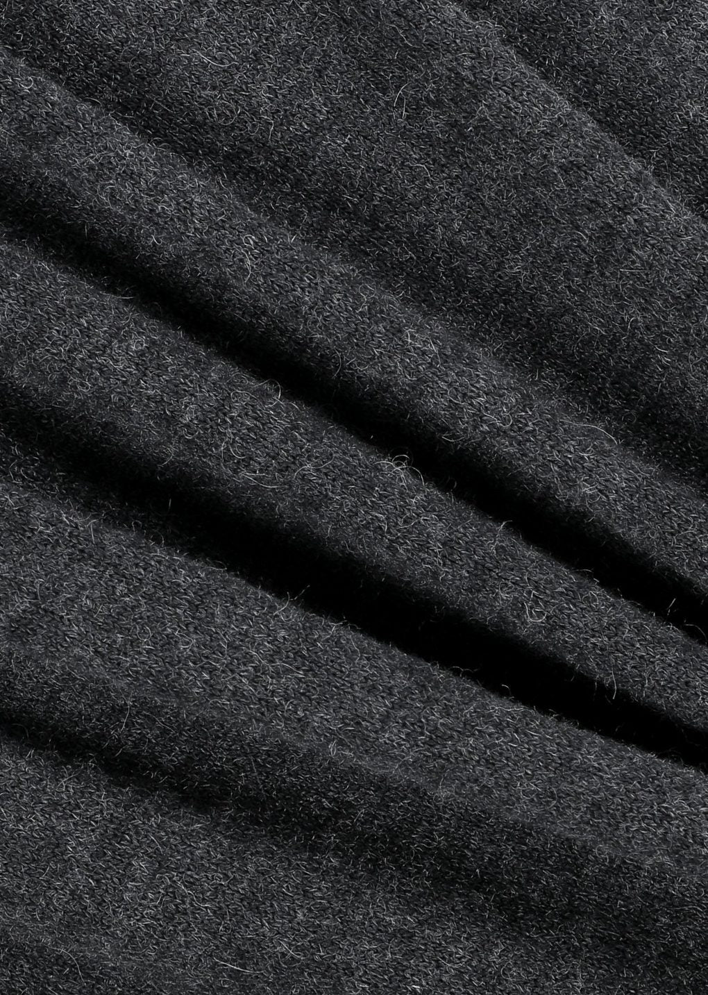 ribbed shirring knit maxi dress, charcoal