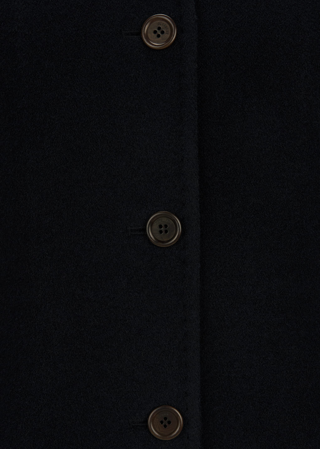 single maxi long coat, black