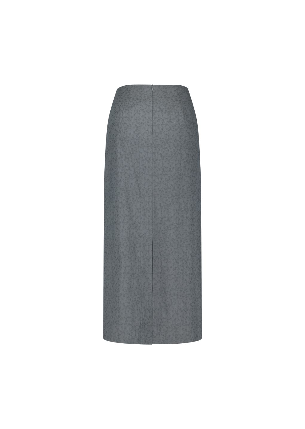 floral pencil skirt, grey