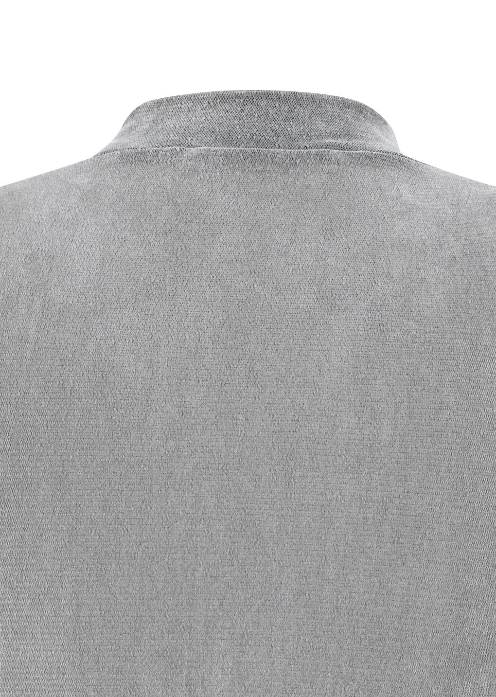 mock neck top, grey