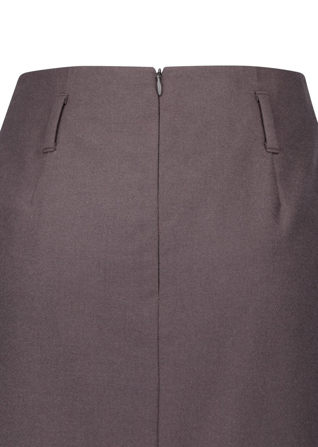wool pencil skirt, burgundy