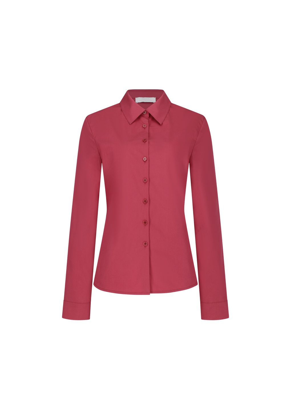 slim shirt, red