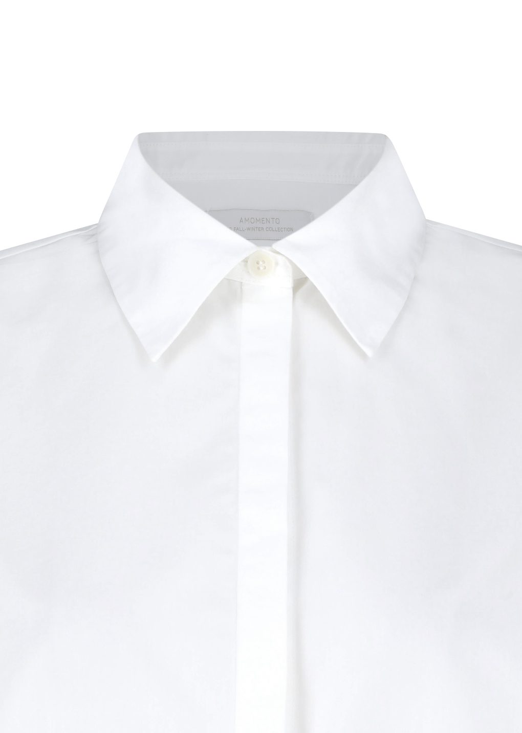 basic oversized shirt, white