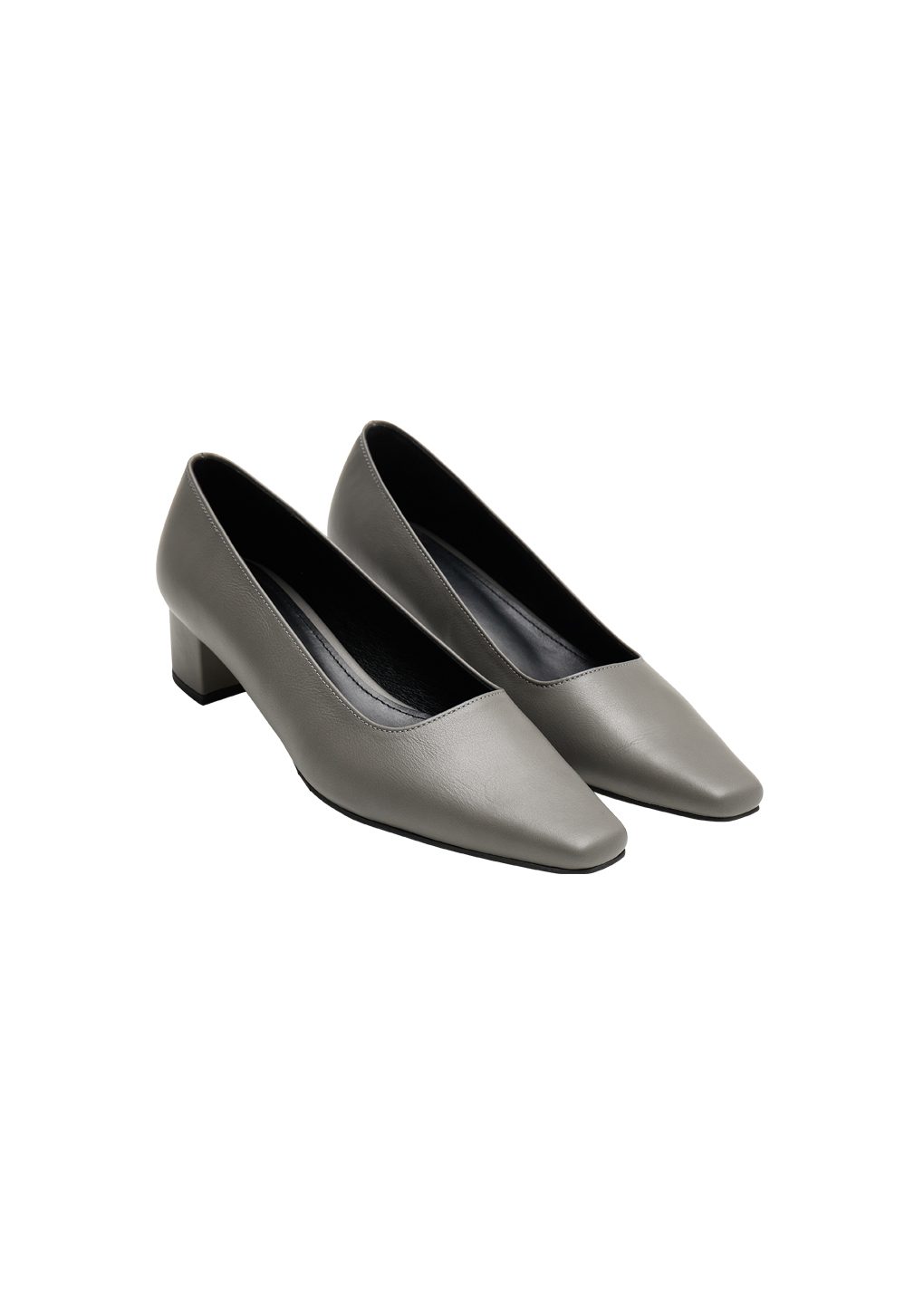 pointed toe pumps, grey