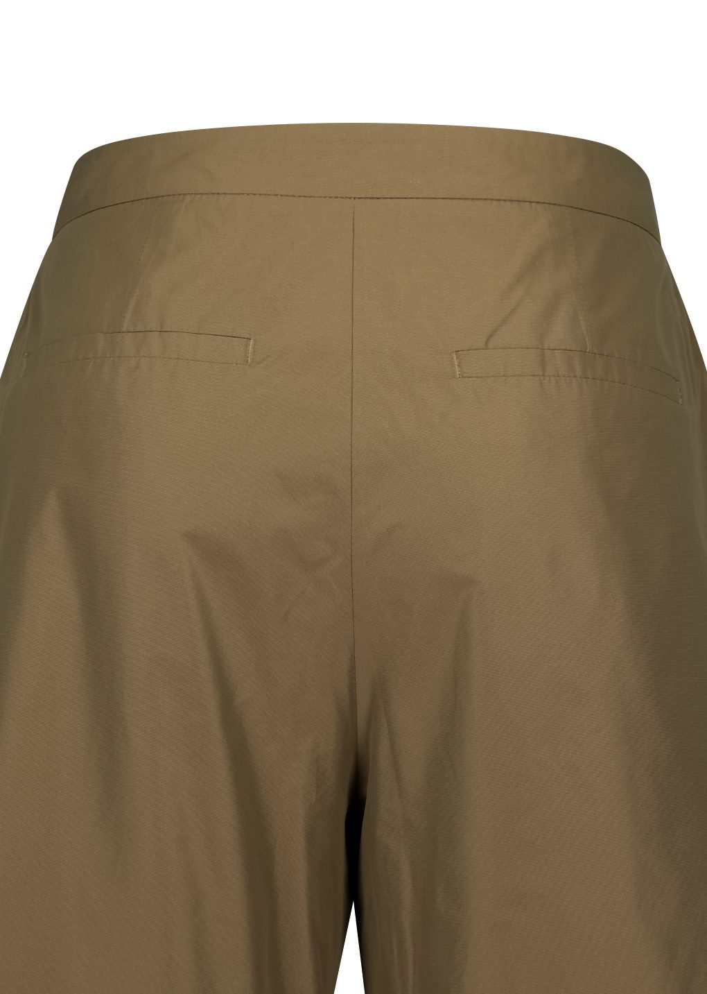silk taffeta bermuda pants, khaki