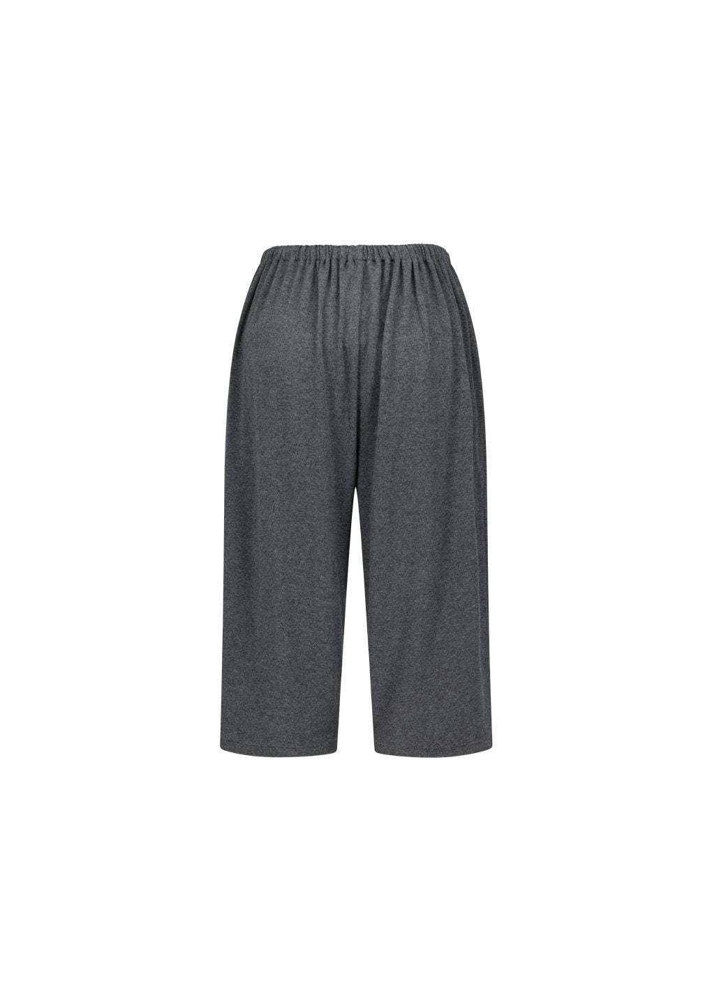 jersey banding pants, charcoal