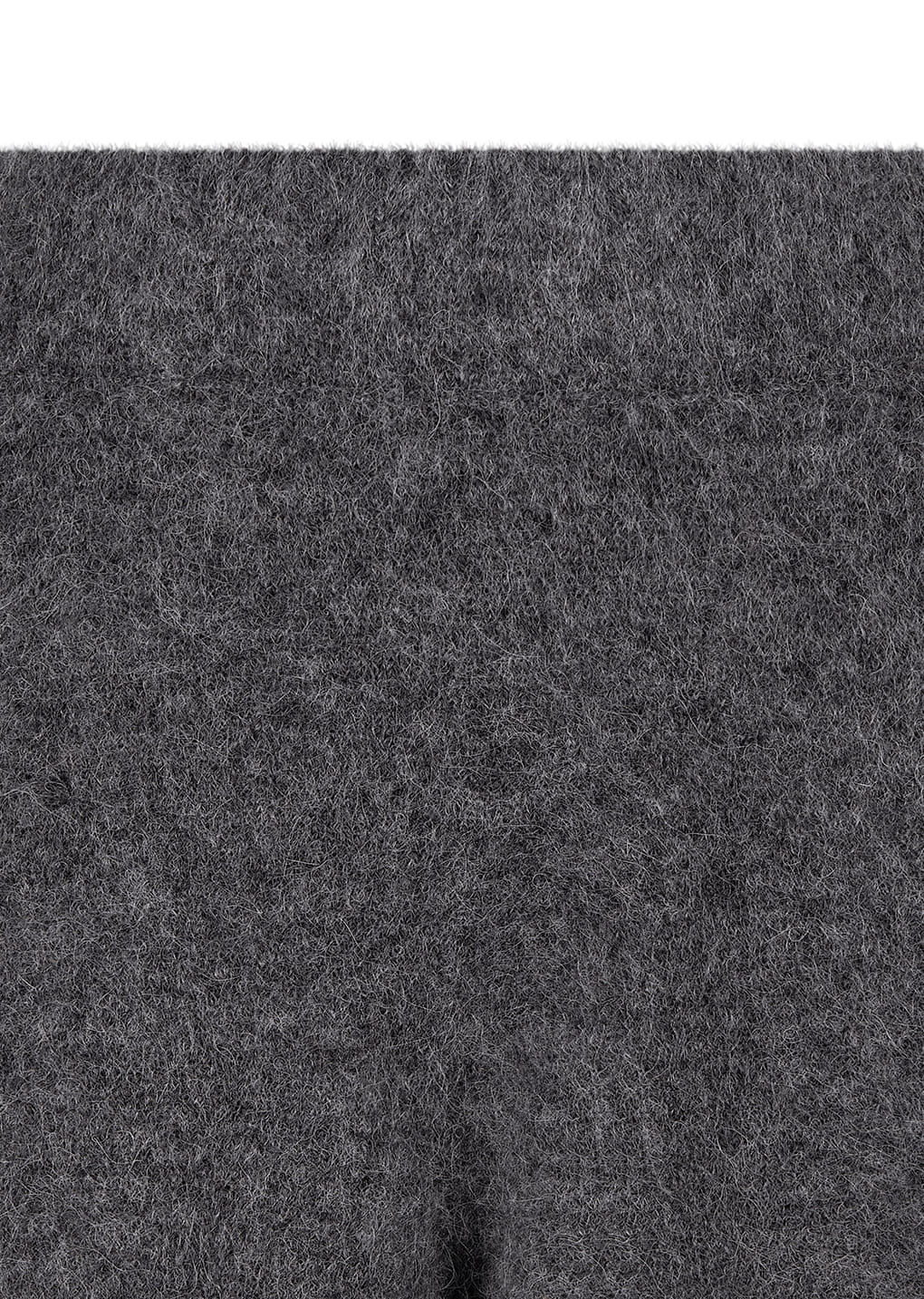 hairy culotte pants, charcoal