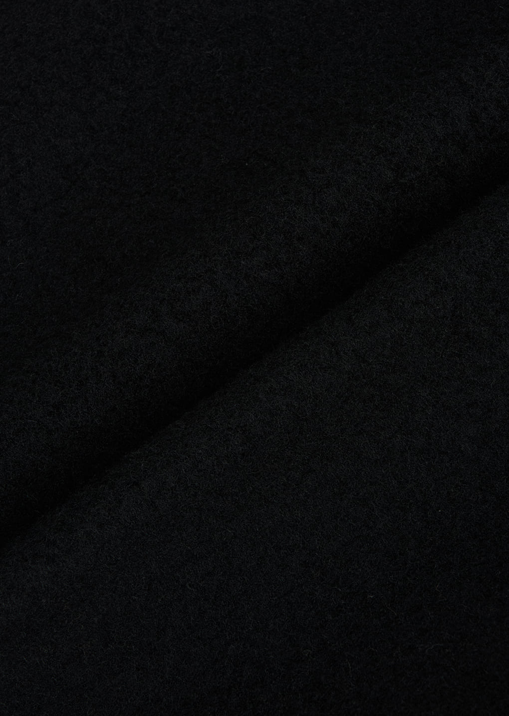 men's raglan coat, black