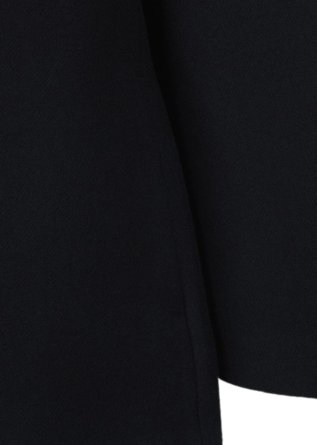 hourglass half coat, black