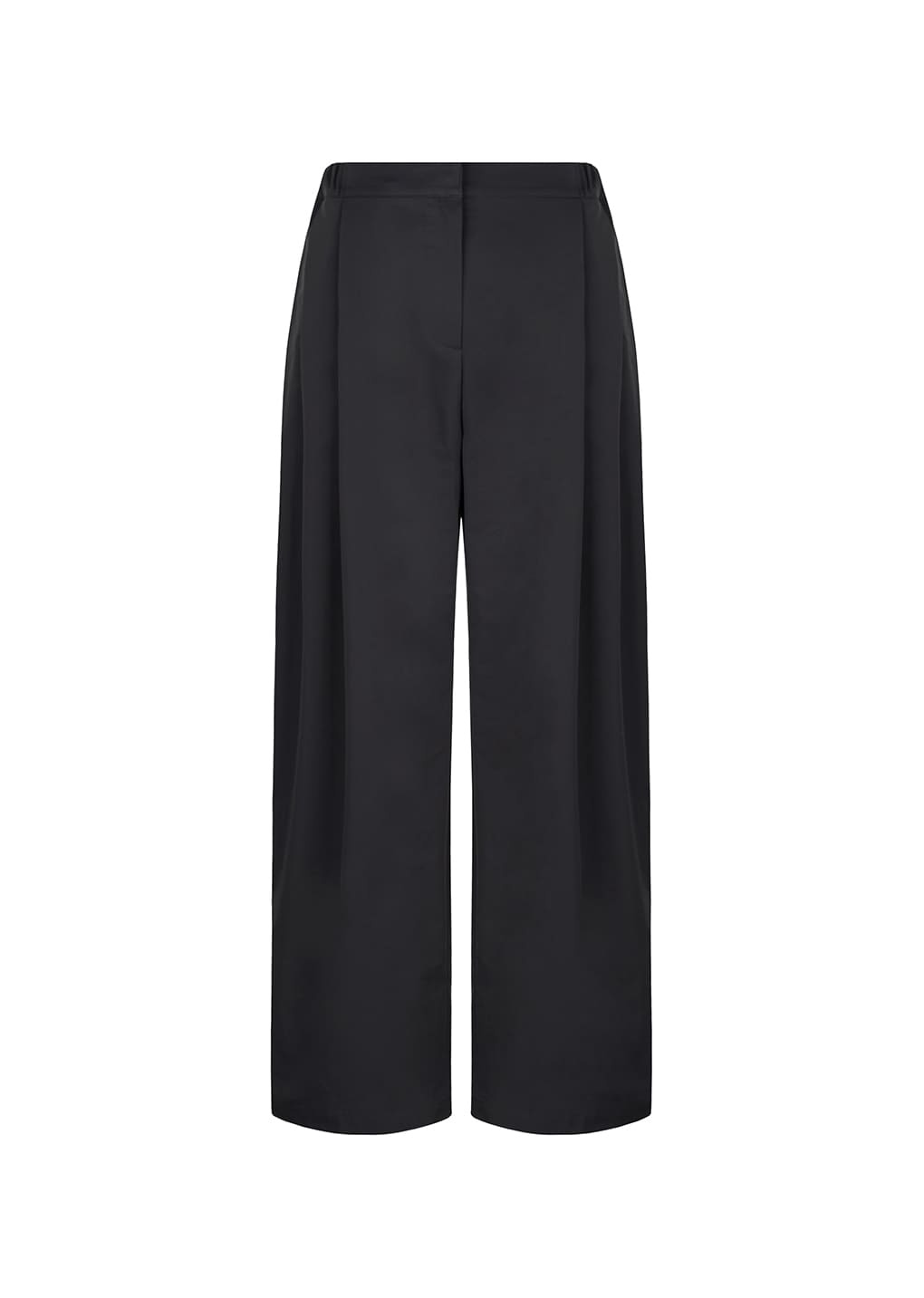 two tuck balloon pants, charcoal