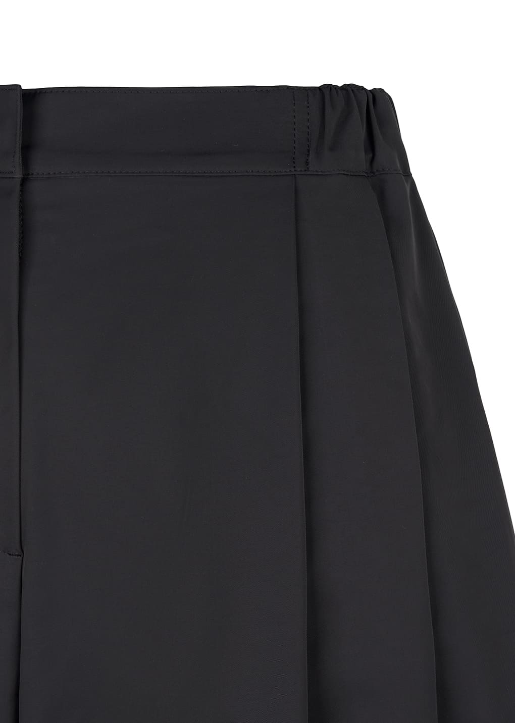 two tuck balloon pants, charcoal