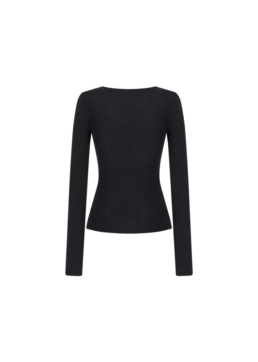 round t-shirt, black