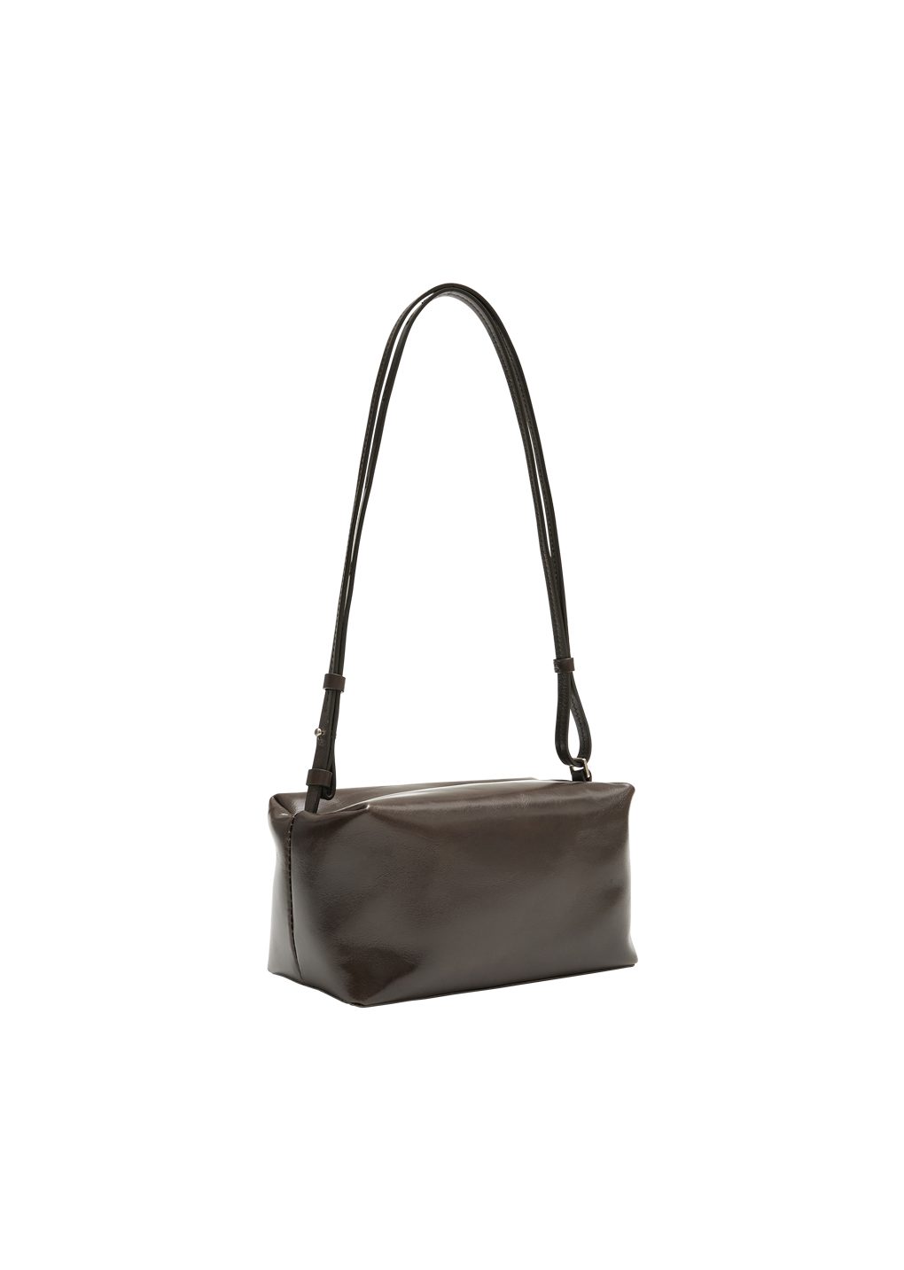 mini cubo bag, khaki brown