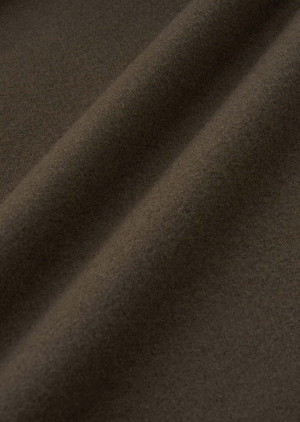 shirring coat, khaki