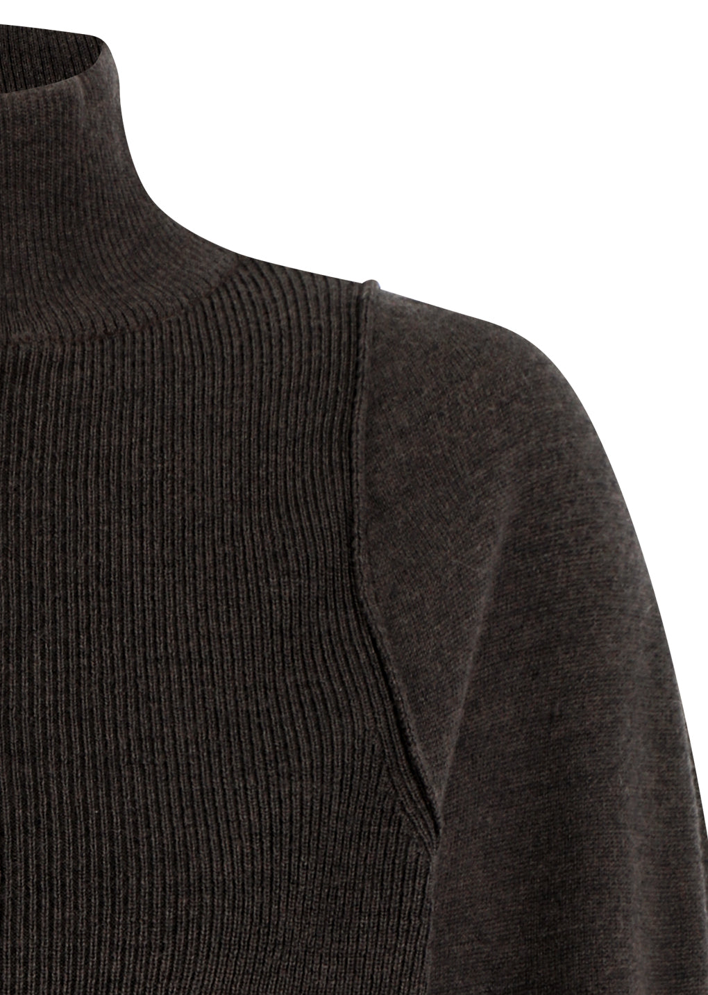 blocking button up cardigan, dark brown