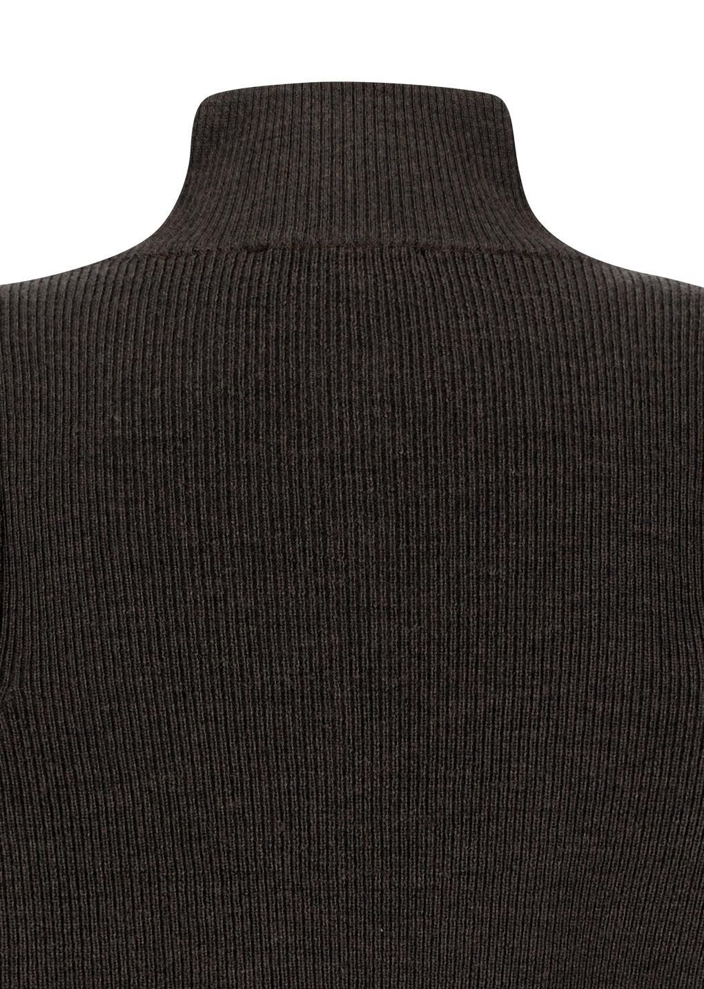 blocking button up cardigan, dark brown