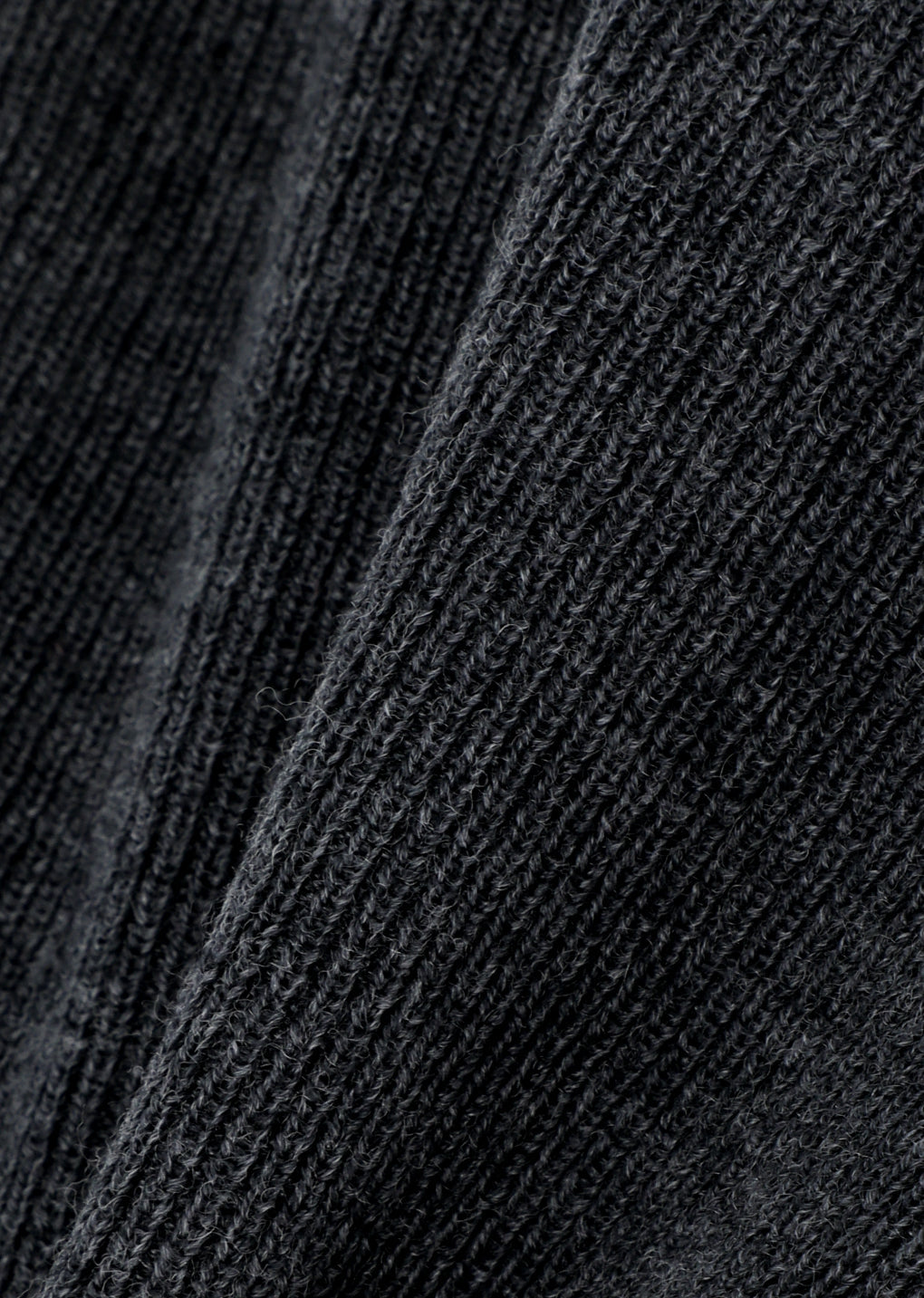 blocking button up cardigan, charcoal