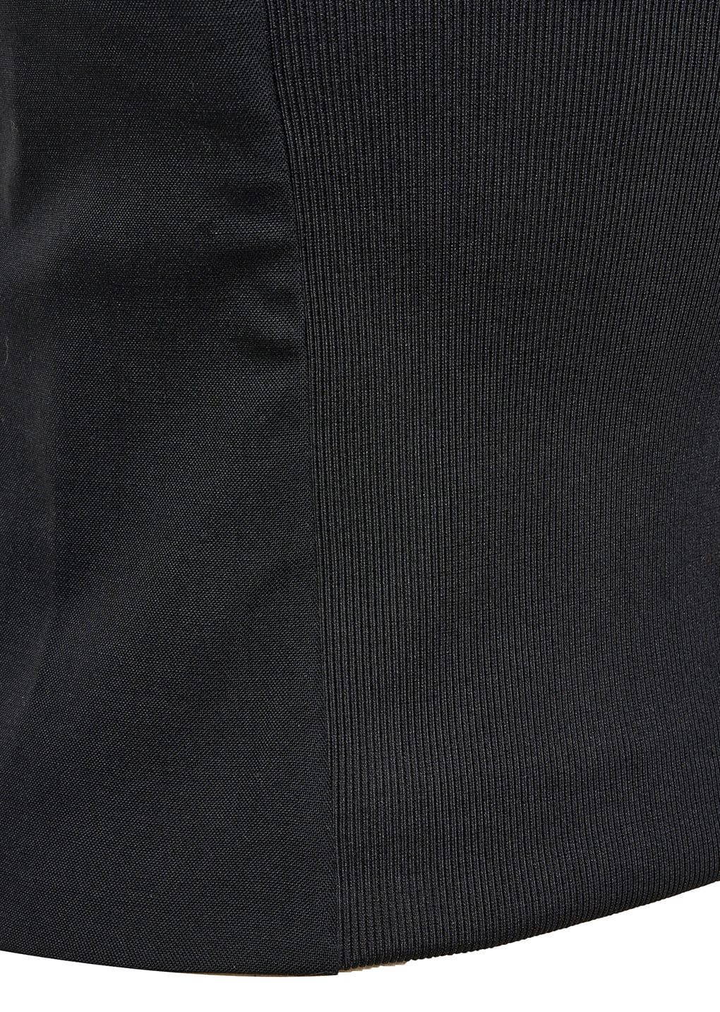 button up bustier, black