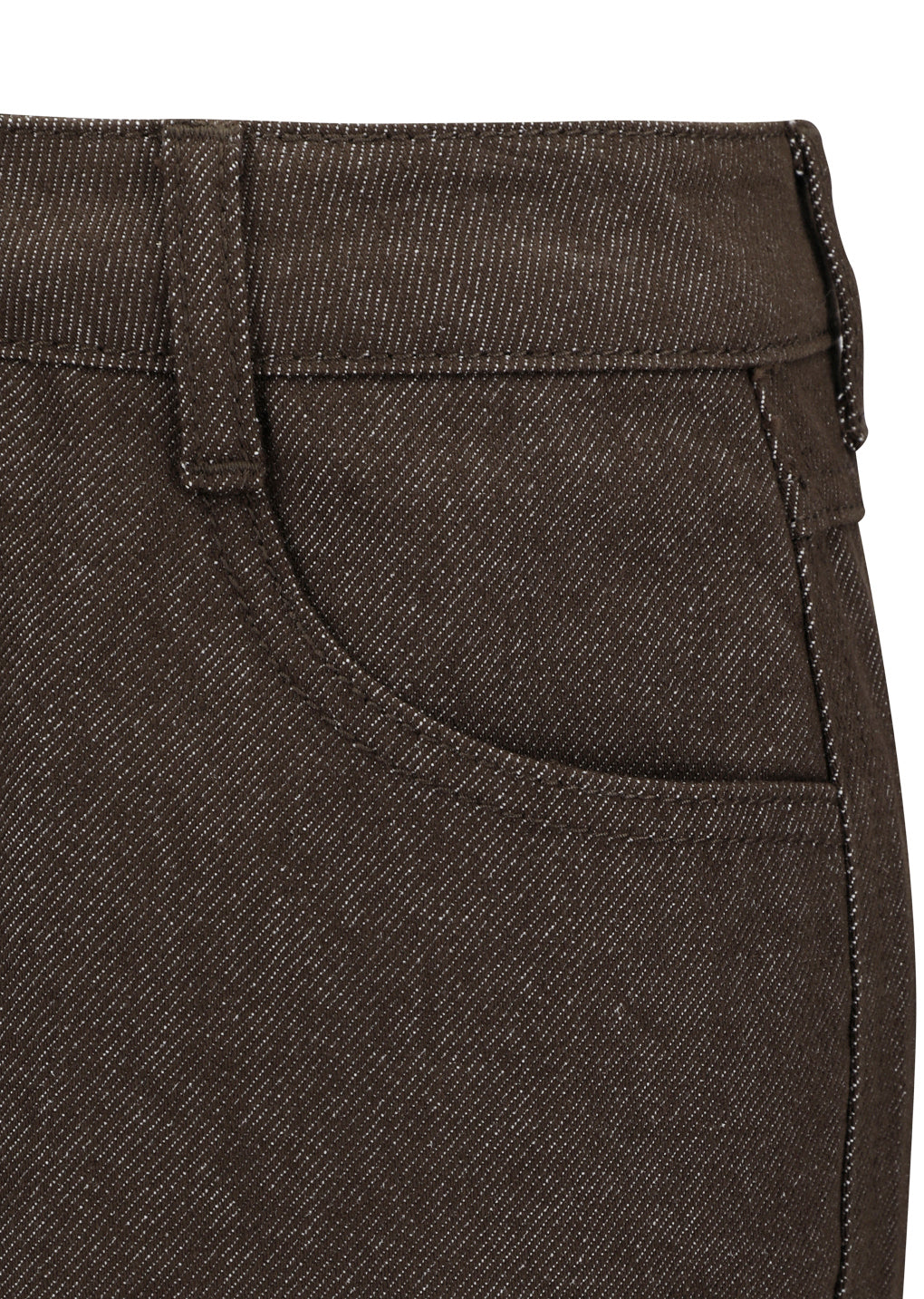 color indigo denim, brown