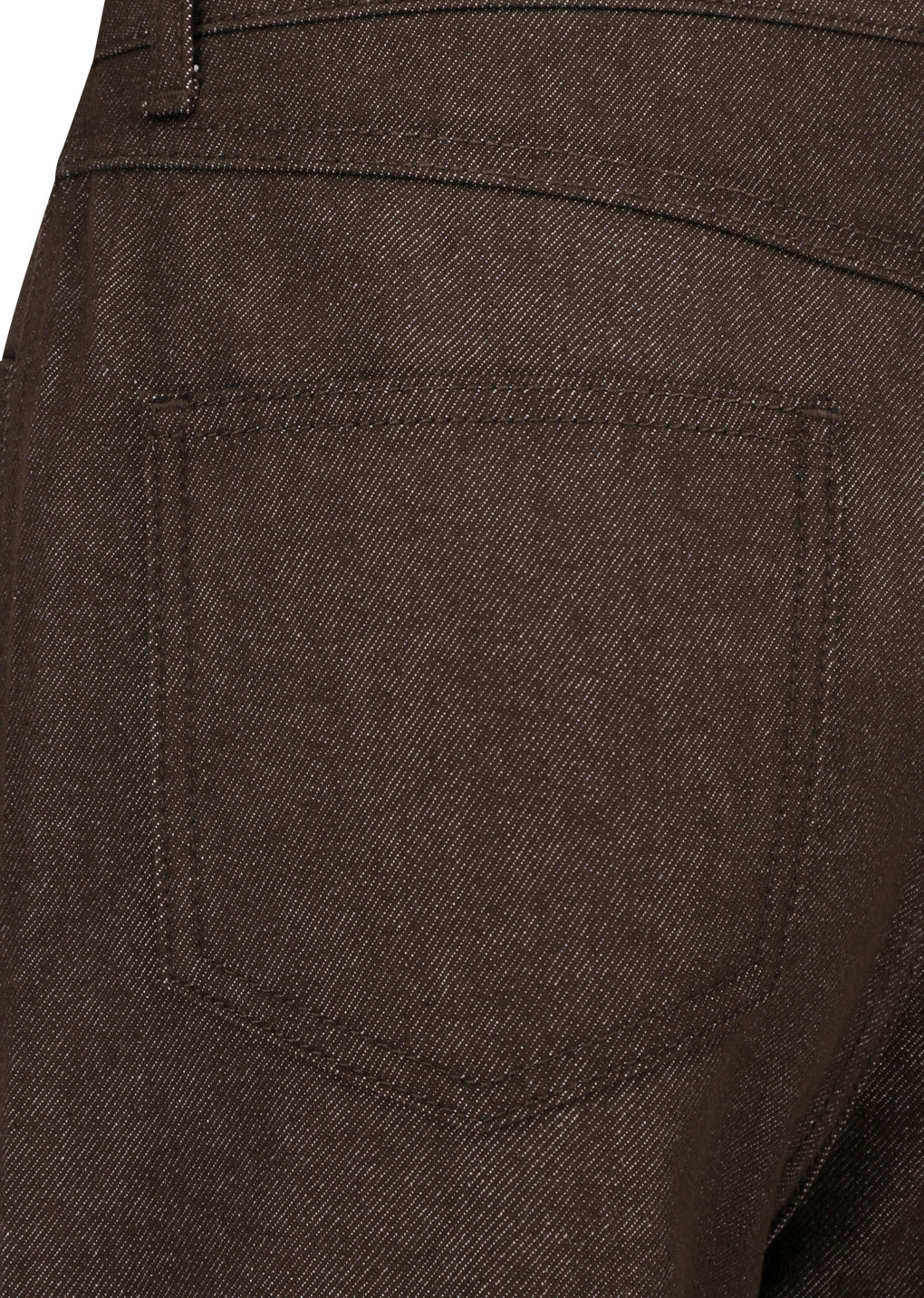 color indigo denim, brown