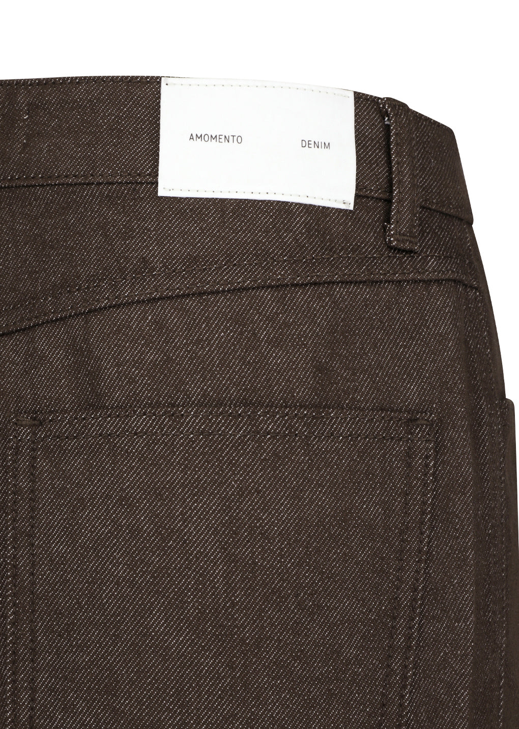 color indigo denim, brown