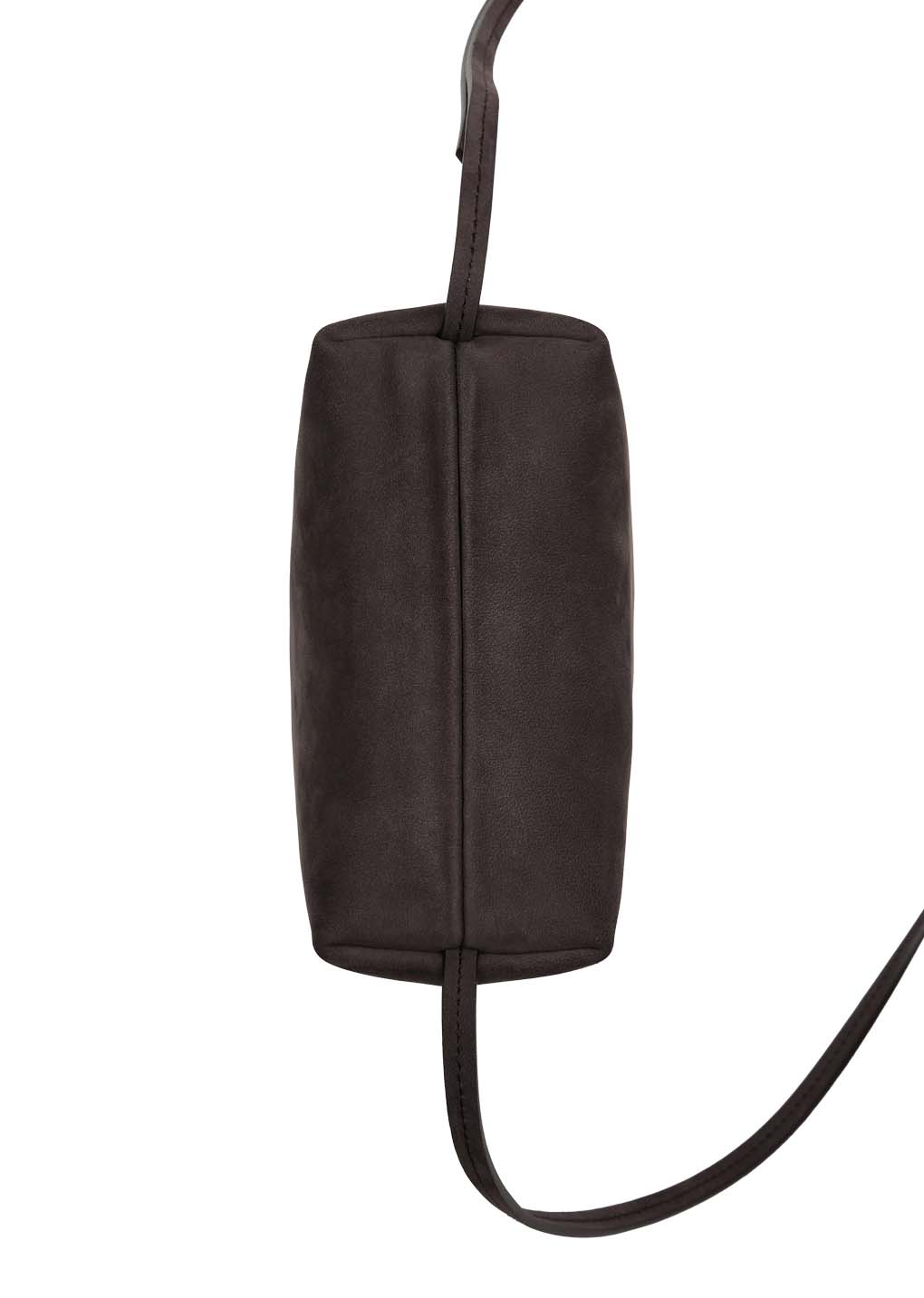 crossbody cubo bag, dark brown