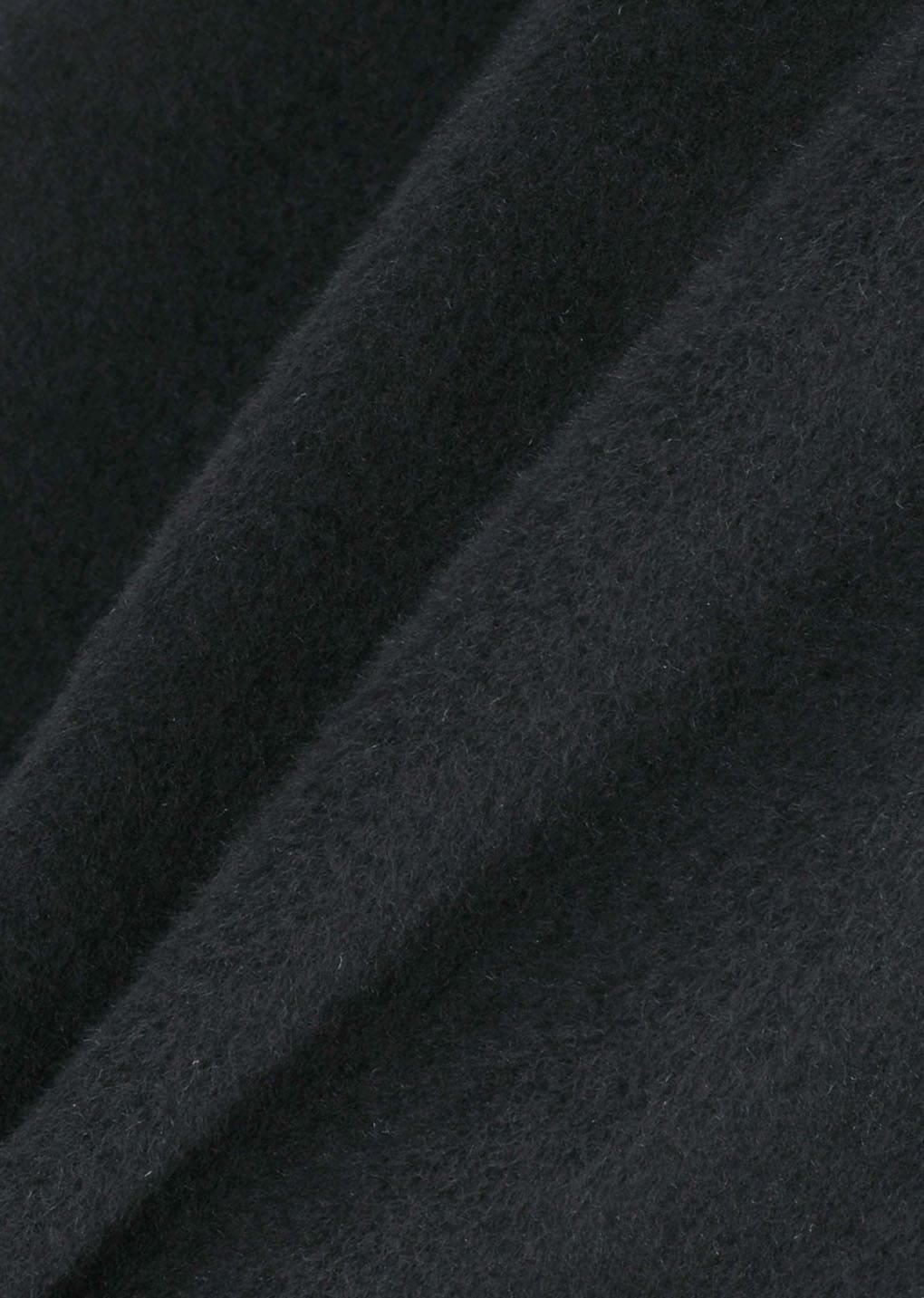 curved culotte pants, black