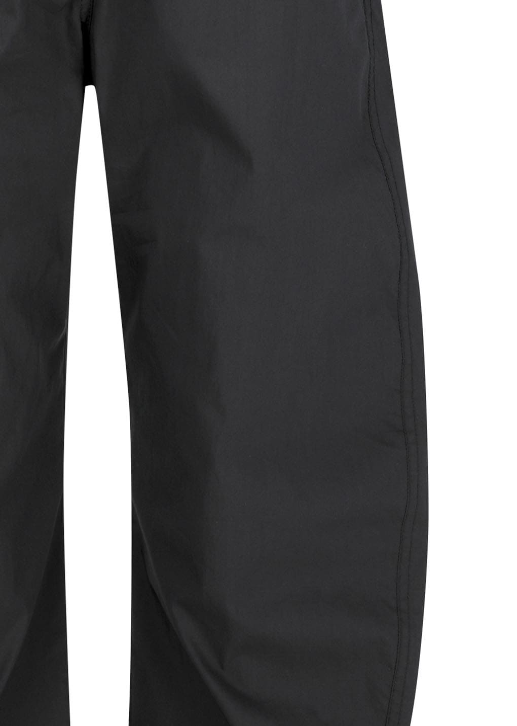 curved pants, charcoal