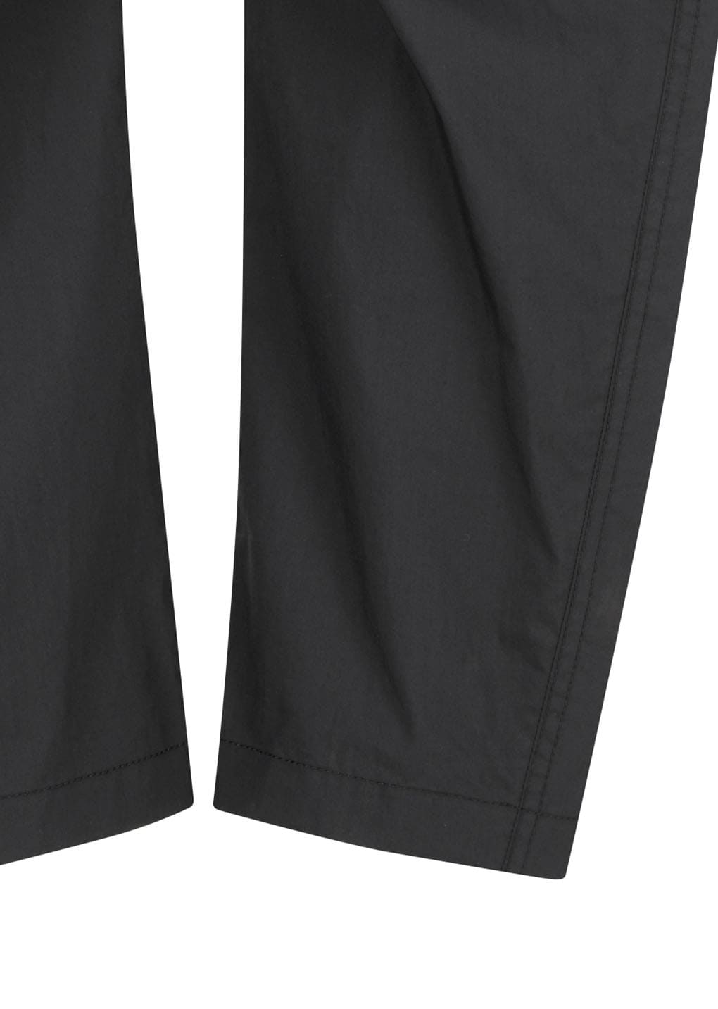 curved pants, charcoal