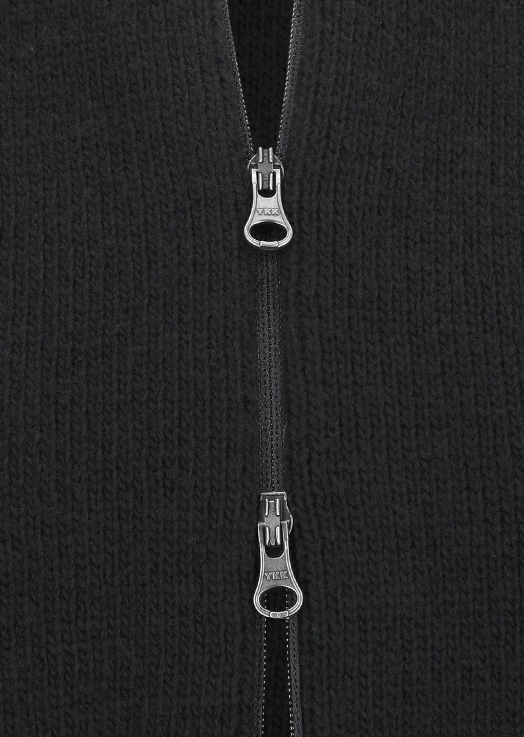 cut out rounded cardigan, black