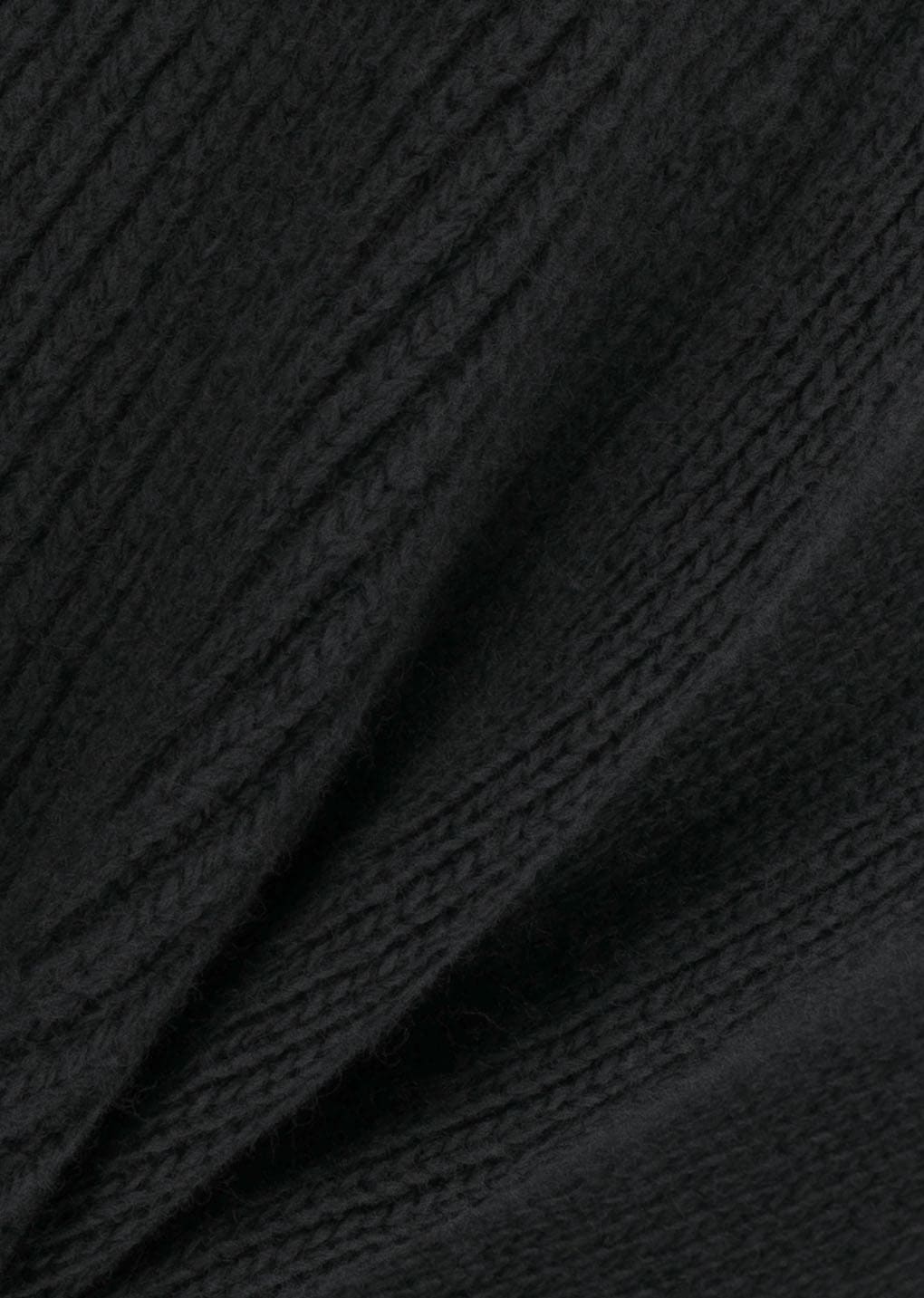 cut out rounded cardigan, black