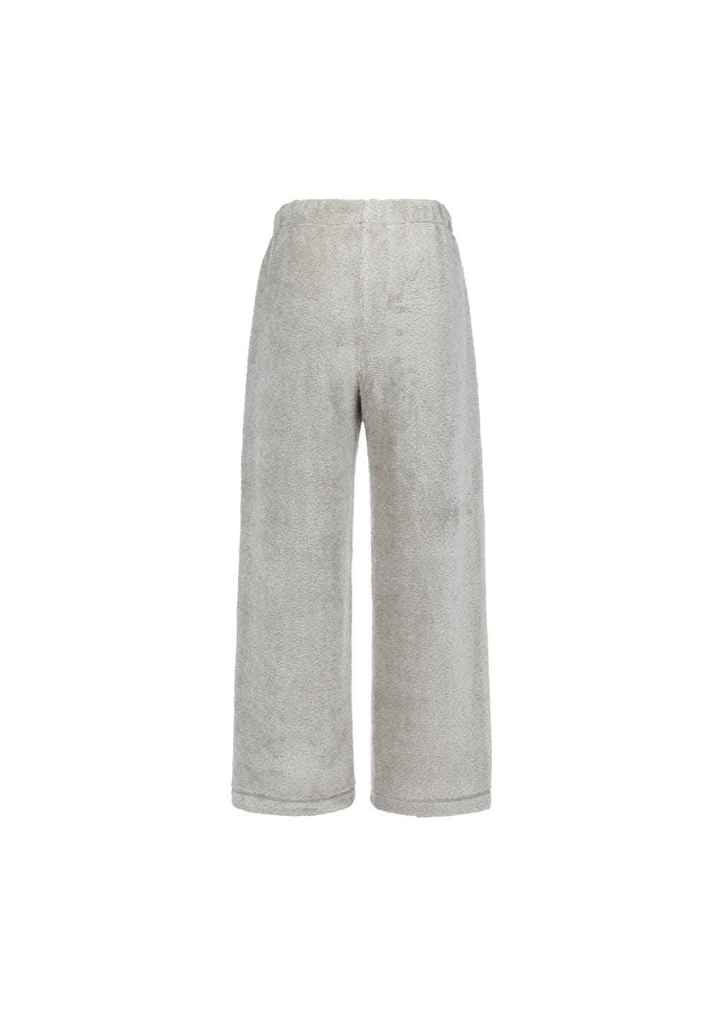 fluffy banding pants, grey