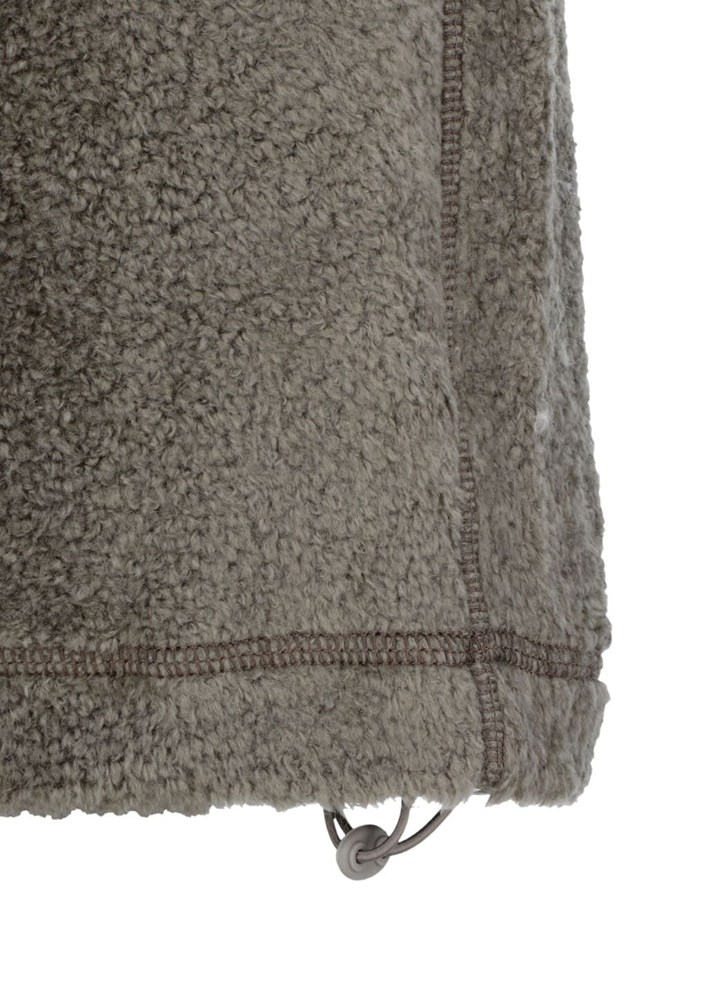 fluffy banding pants, khaki