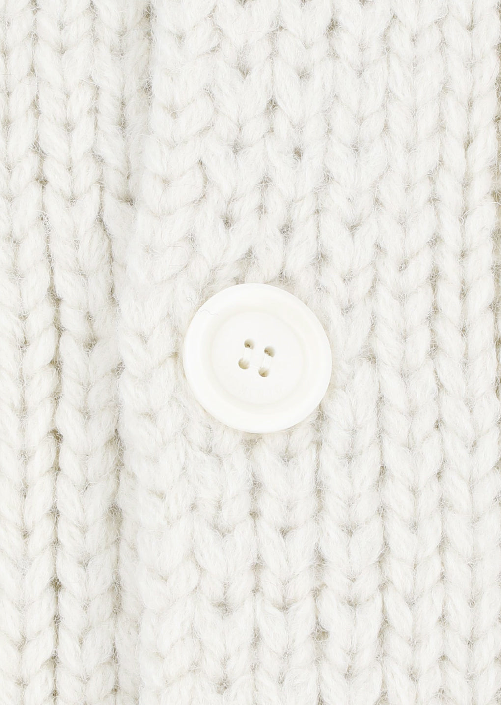 hand knitted cardigan, ecru