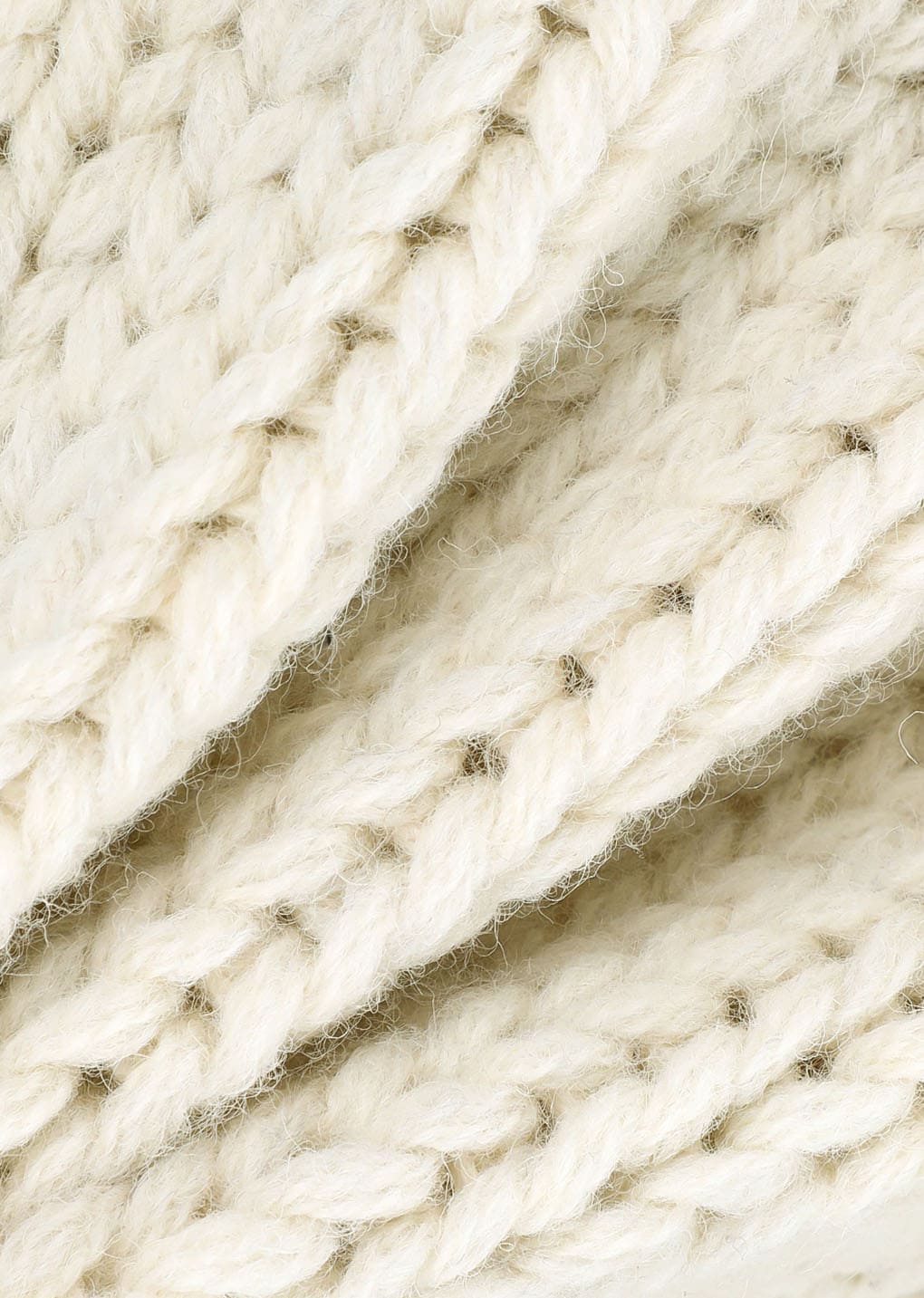 hand knitted vest, ecru