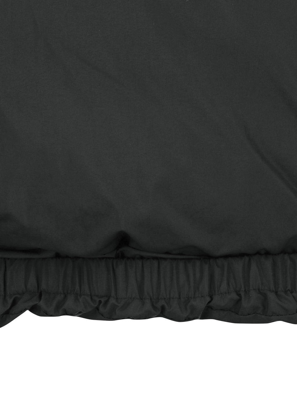 hooded down puffer, black