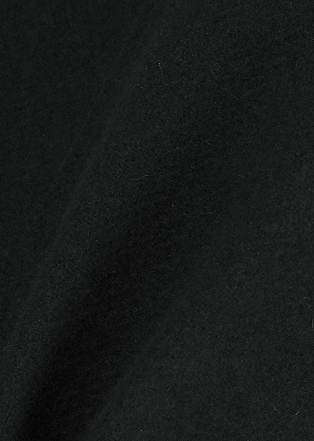 hourglass half coat, black