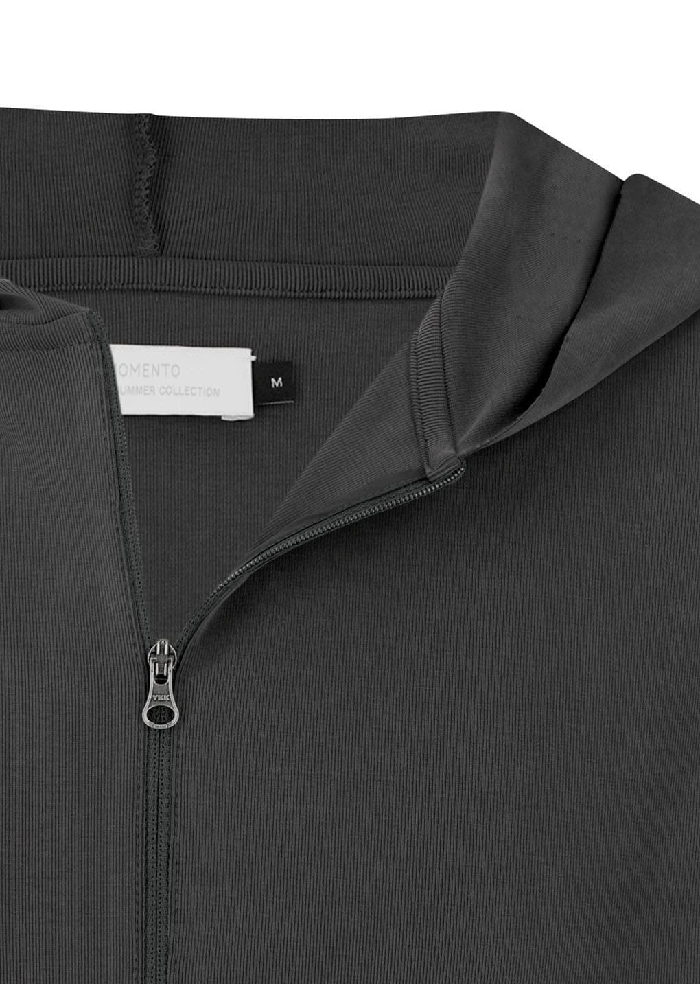 jersey hooded jumper, charcoal