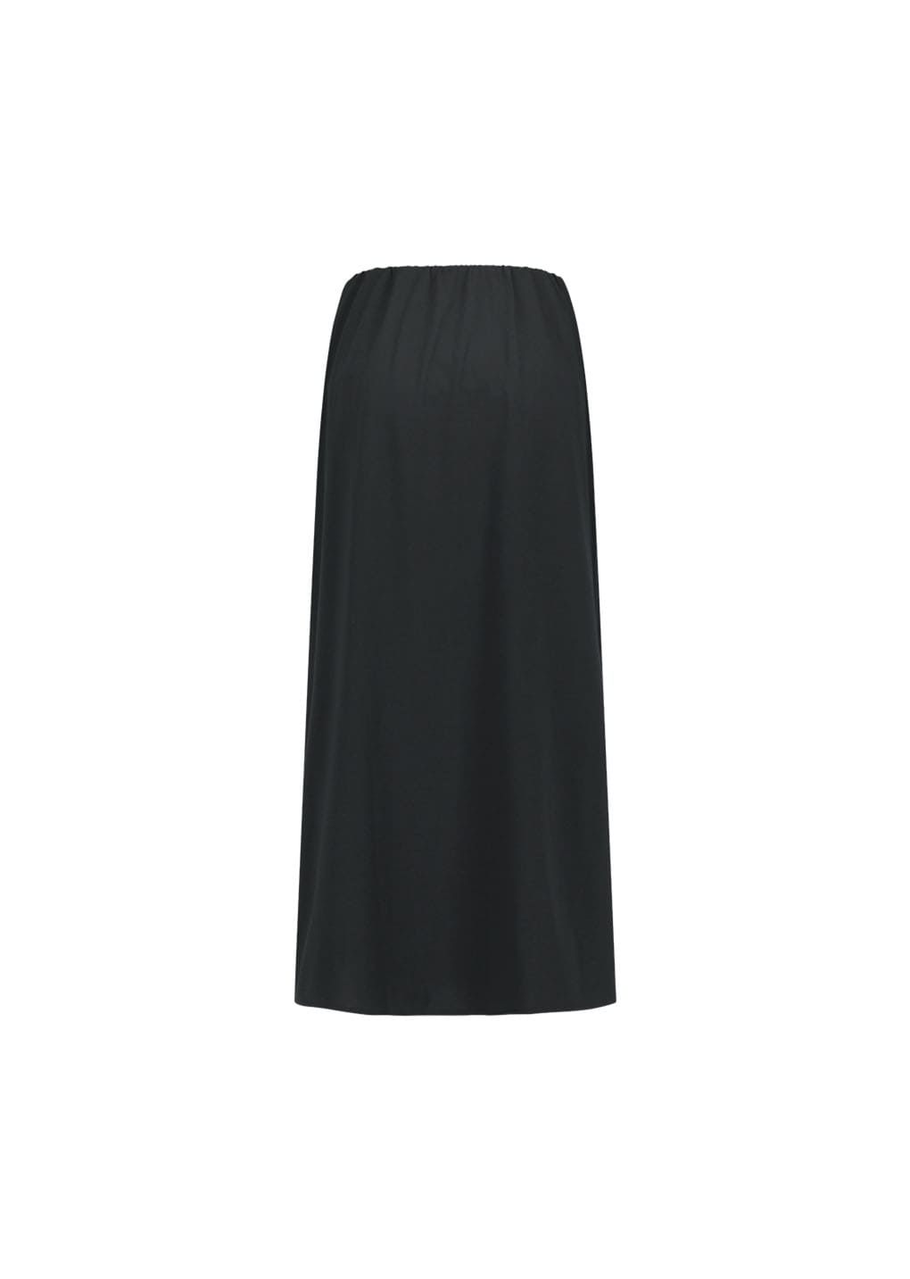 jersey maxi long skirt, charcoal