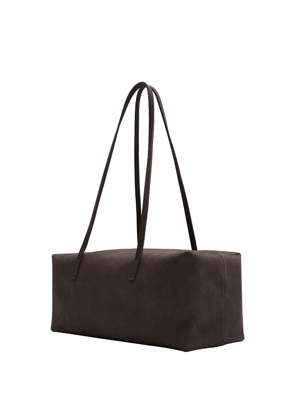 large cubo bag, dark brown