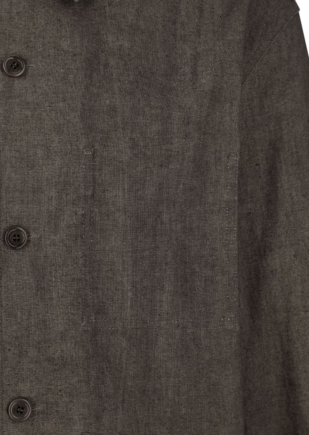 linen pocket jacket, brown