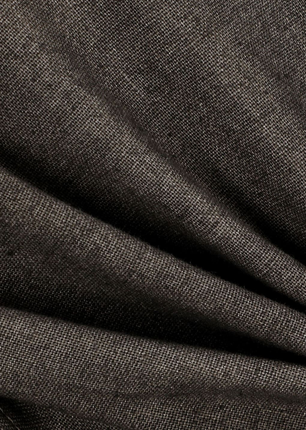 linen pocket jacket, brown